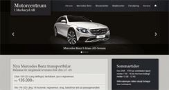 Desktop Screenshot of motorcentrummarkaryd.se