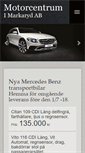 Mobile Screenshot of motorcentrummarkaryd.se